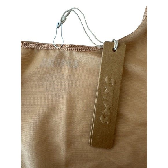 New SKIMS Barely There Shapewear Arm Shaper Top Women's Medium Clay New - Picture 3 of 10